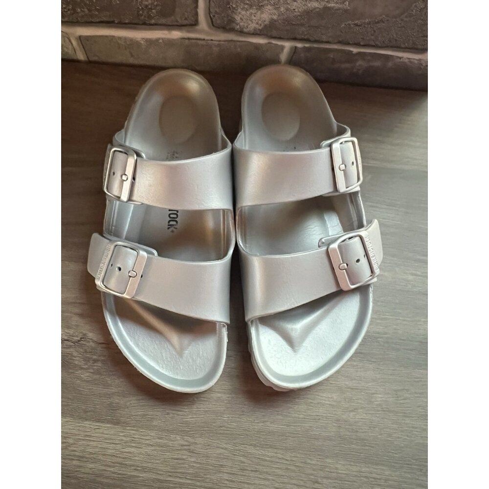 BIRKENSTOCK Arizona EVA Slippers Gray Sandal 100% Authentic Size 39